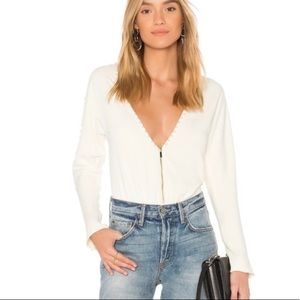 WILDFOX Teddy Triumph Pearl Lined Bodysuit